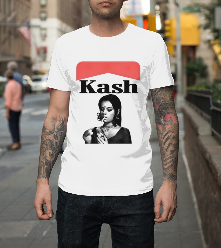 Mumtaz Kash Marlboro Iconic Red Collar T-Shirt
