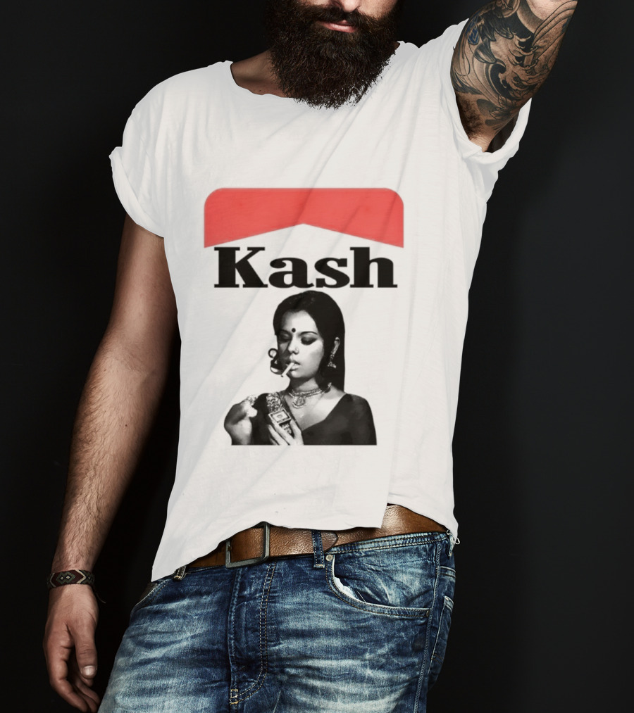 Mumtaz Kash Marlboro Iconic Red Collar T-Shirt