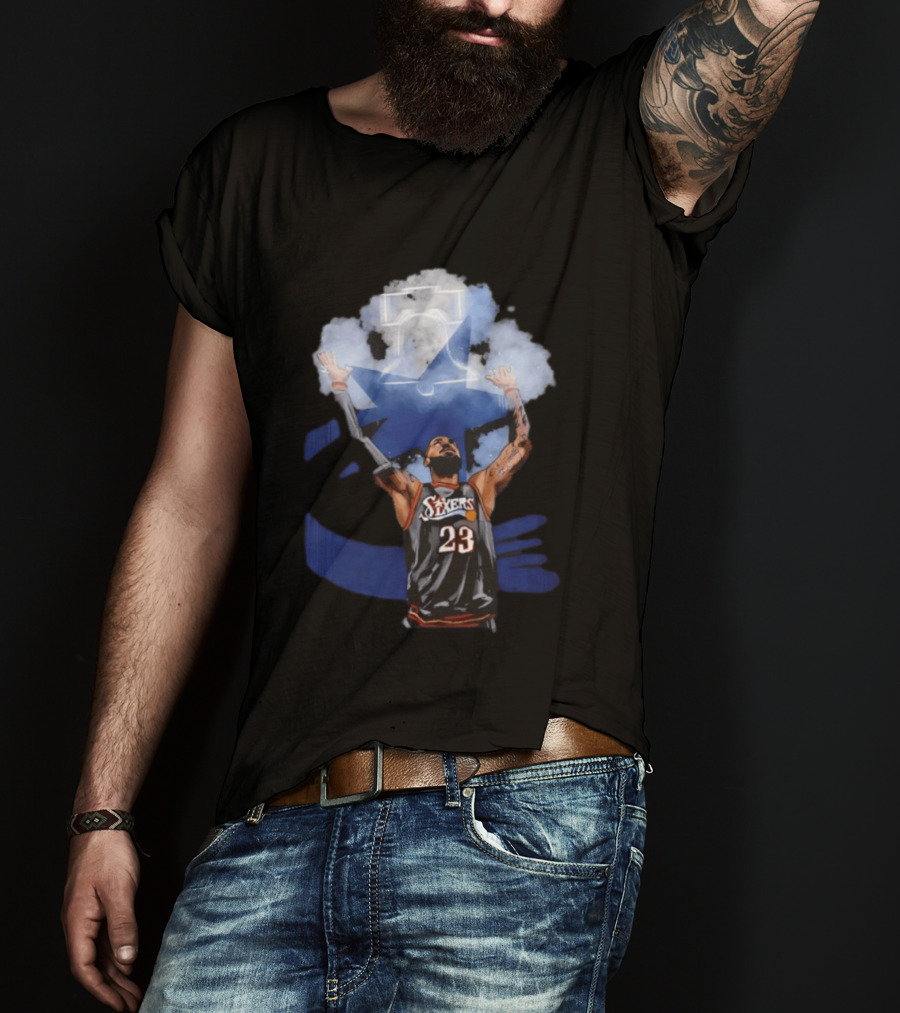 Philadelphia 76ers LeBron James 23 With Bells On Cloud 5 T-Shirt