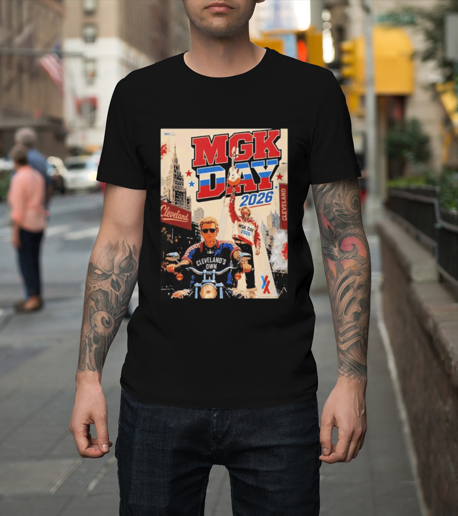MGK Day 2026 Cleveland Music Event With Cleveland's Own T-Shirt