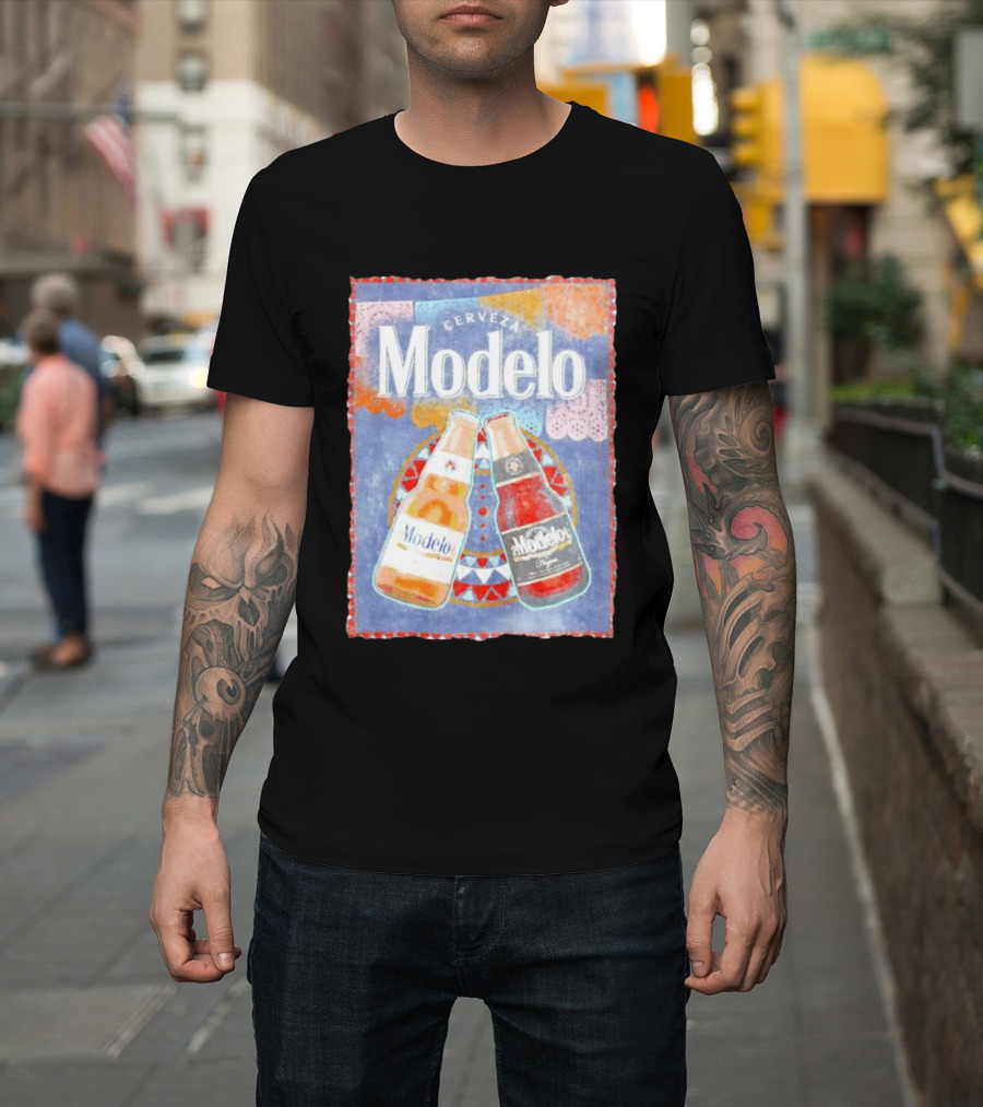 Cerveza Modelo Mexican Beer Bottles T-Shirt