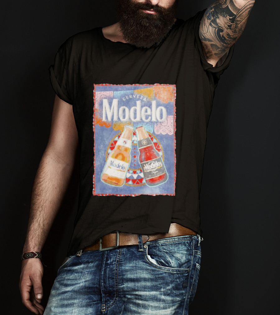 Cerveza Modelo Mexican Beer Bottles T-Shirt