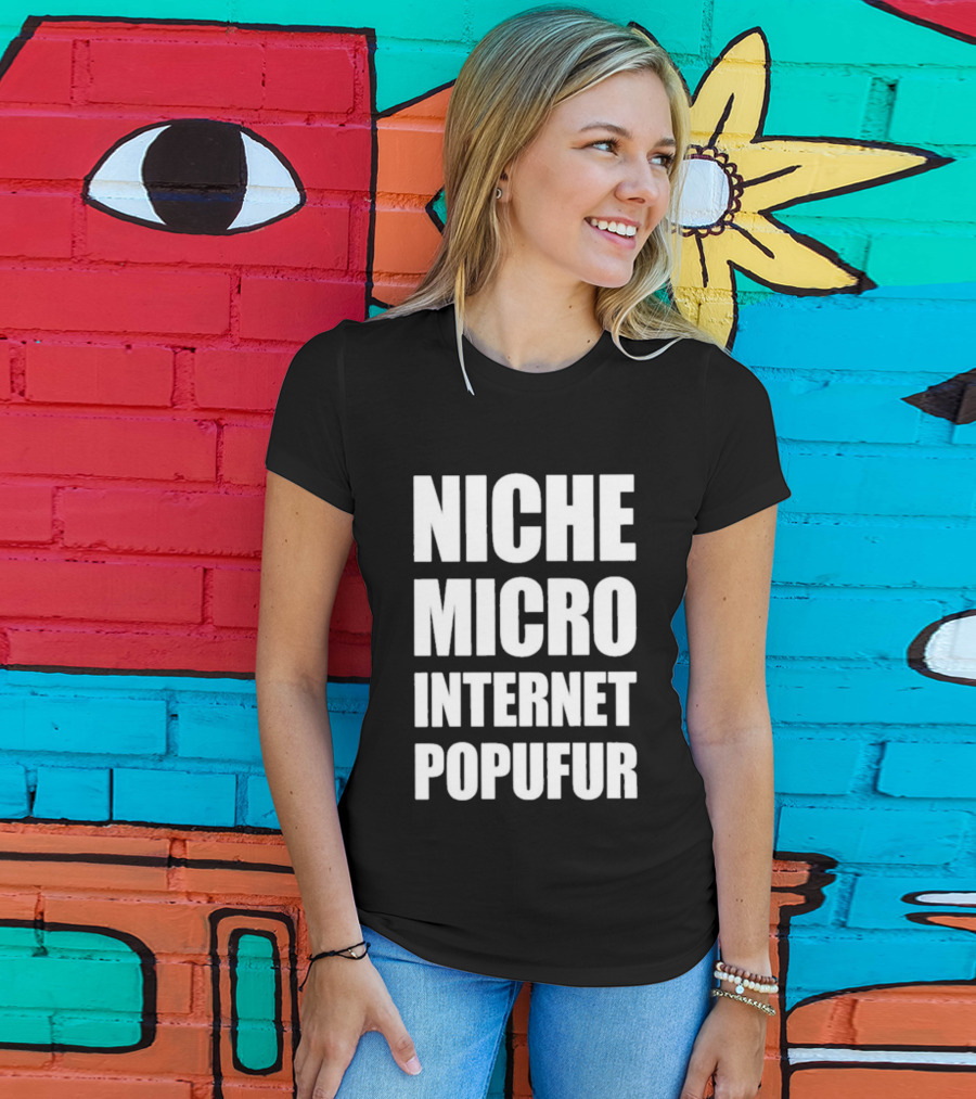 Niche Micro Internet Popufur Trendy Expression T-Shirt