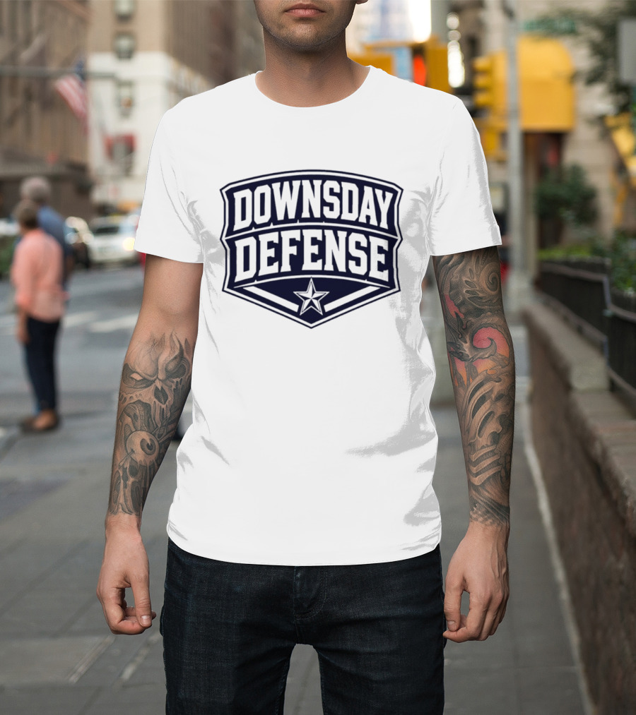 Downsday Defense Dallas Cowboys Star T-Shirt