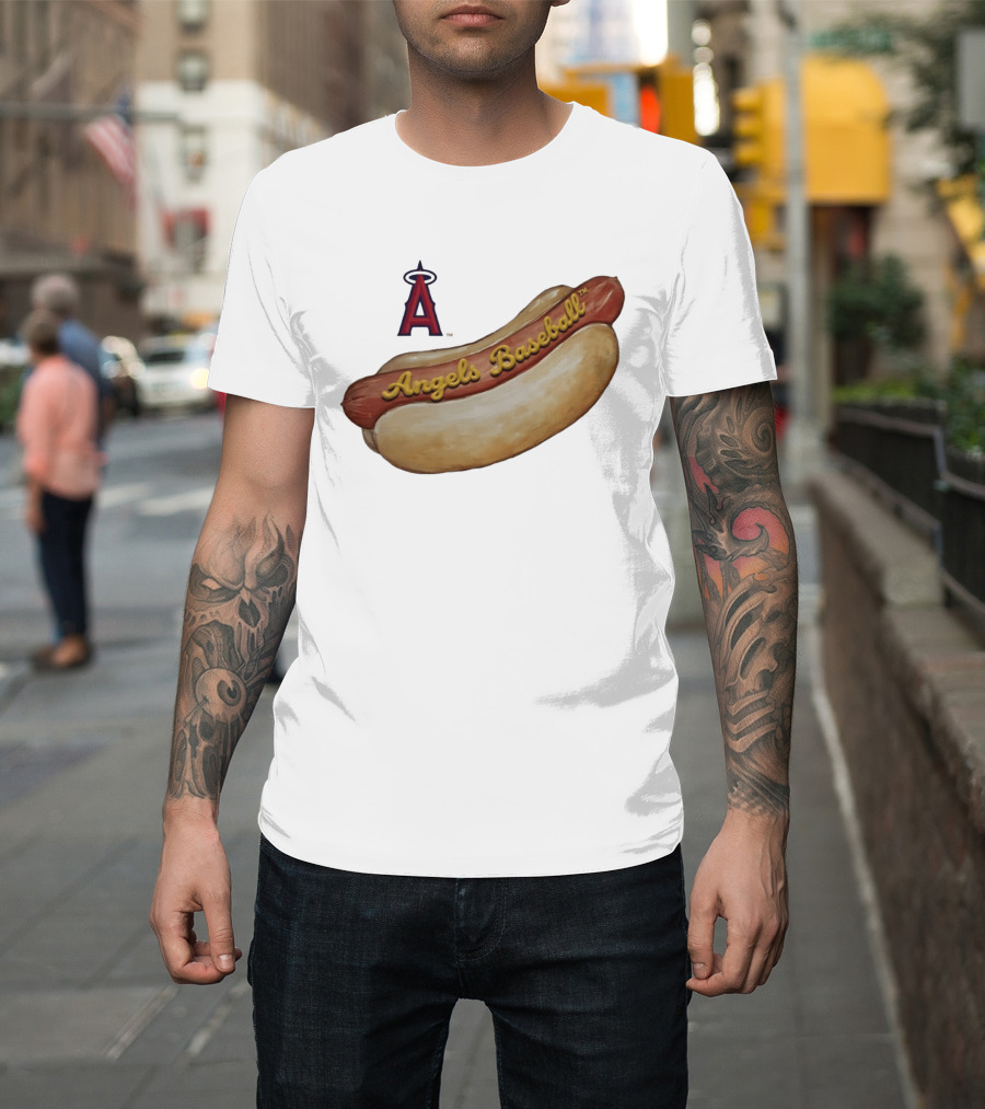 Los Angeles Angels Baseball Hot Dog MLB 2026 Season T-Shirt