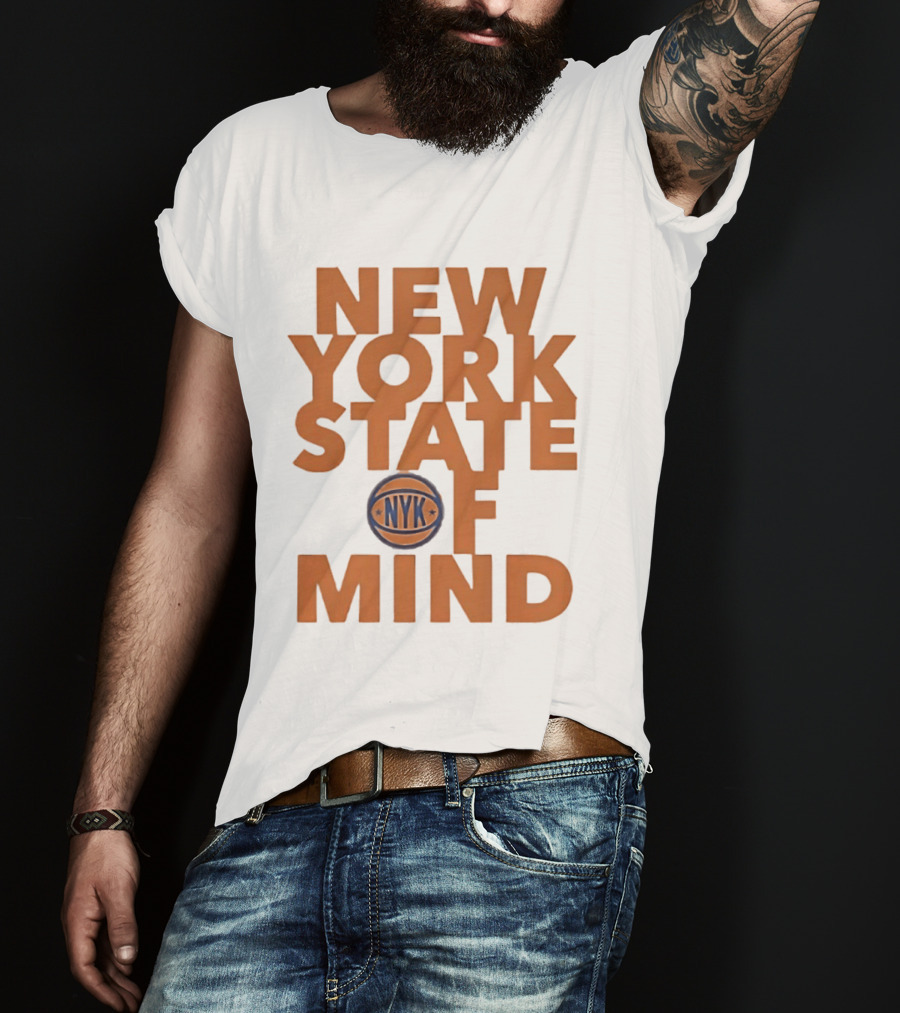 New York State Of Mind NYC Basketball T-Shirt