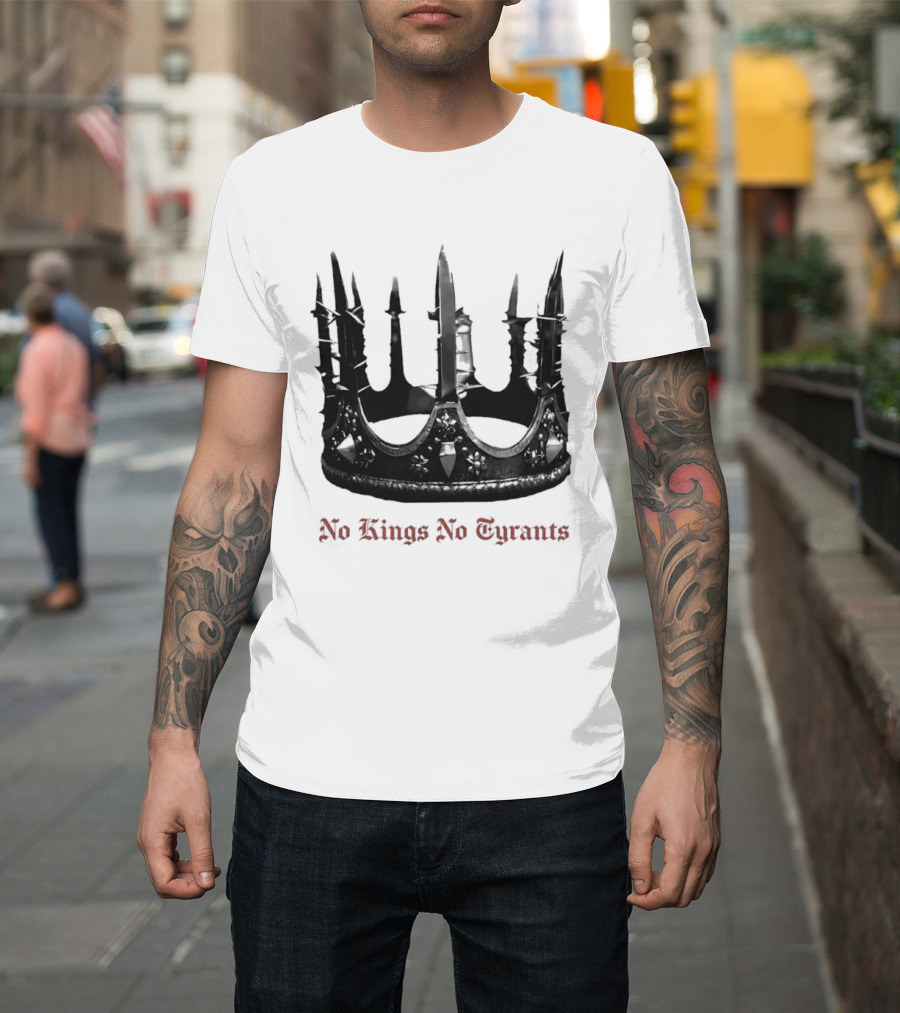 No Kings No Tyrants Crown Spiked T-Shirt