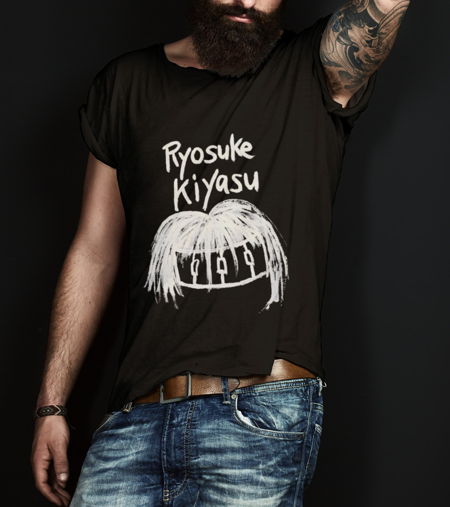 Ryosuke Kiyasu Drums Sketch With Hair T-Shirt