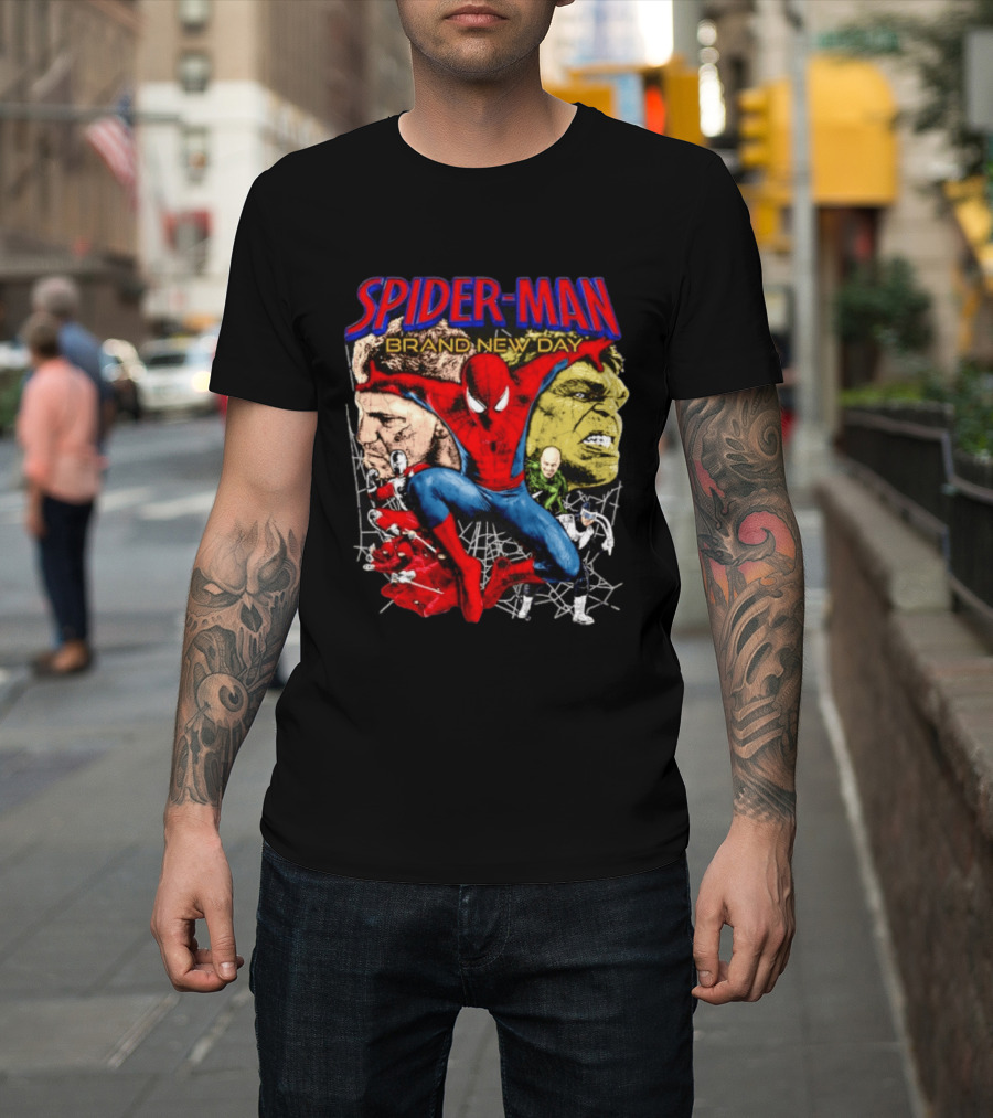 Spider Man Brand New Day Marvel Comics Superhero Characters T-Shirt