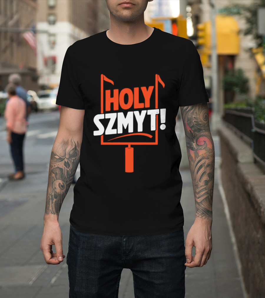 Andre Szmyt Holy Szmyt Cleveland Browns Football Uprights T-Shirt