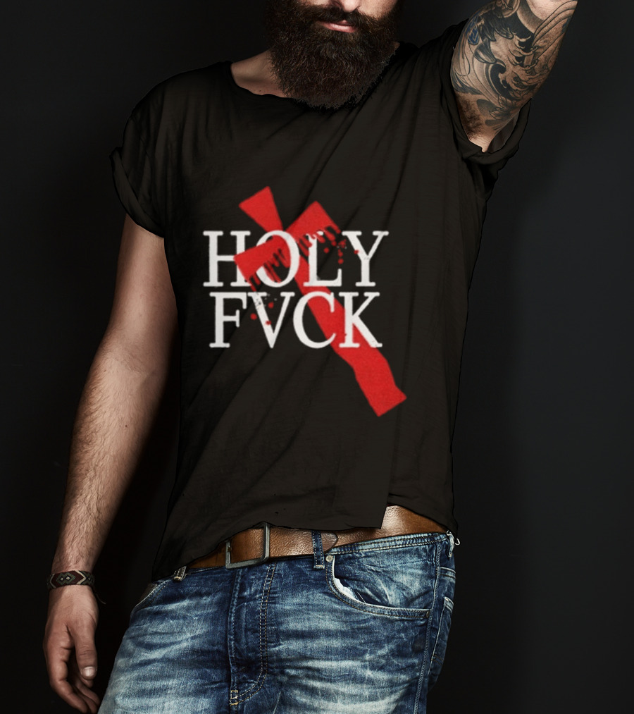 Demi Lovato Holy Fvck Bleeding Cross T-Shirt