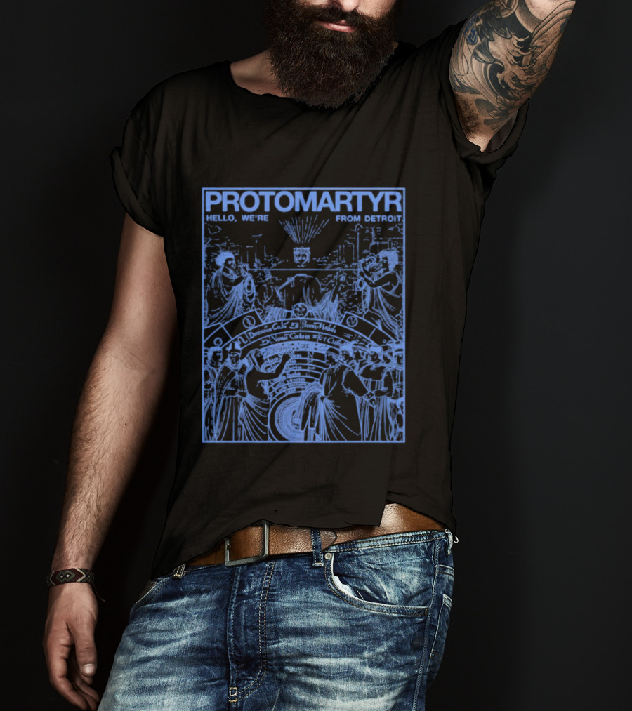 Protomartyr Nuns Scene Hello We're From Detroit T-Shirt