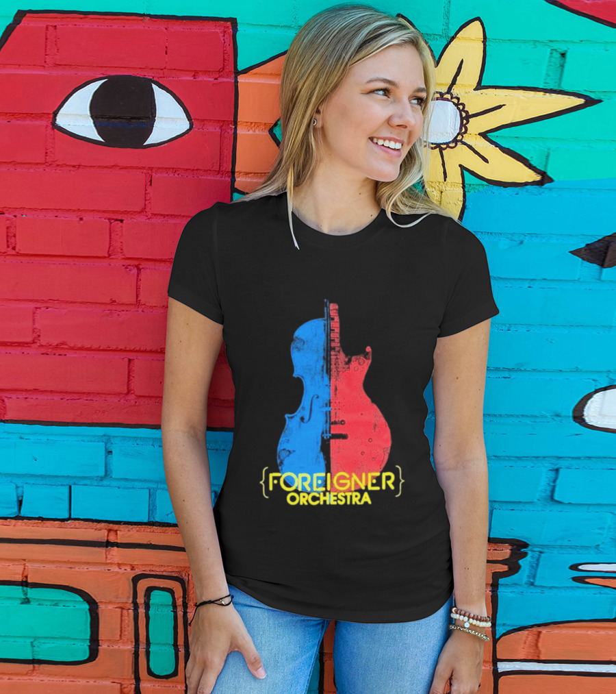 Foreigner Orchestra Violin Guitar Fusion T-Shirt