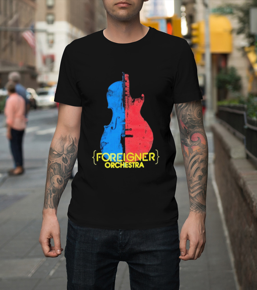 Foreigner Orchestra Violin Guitar Fusion T-Shirt
