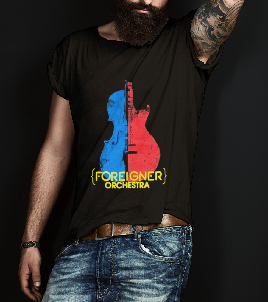 Foreigner Orchestra Violin Guitar Fusion T-Shirt