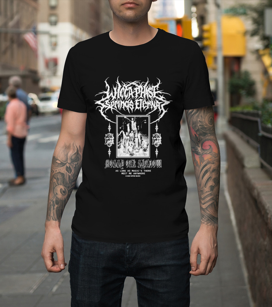 Wicca Phase Springs Eternal Mossy Oak Shadow Magic's There Meet Me Anywhere Altar T-Shirt