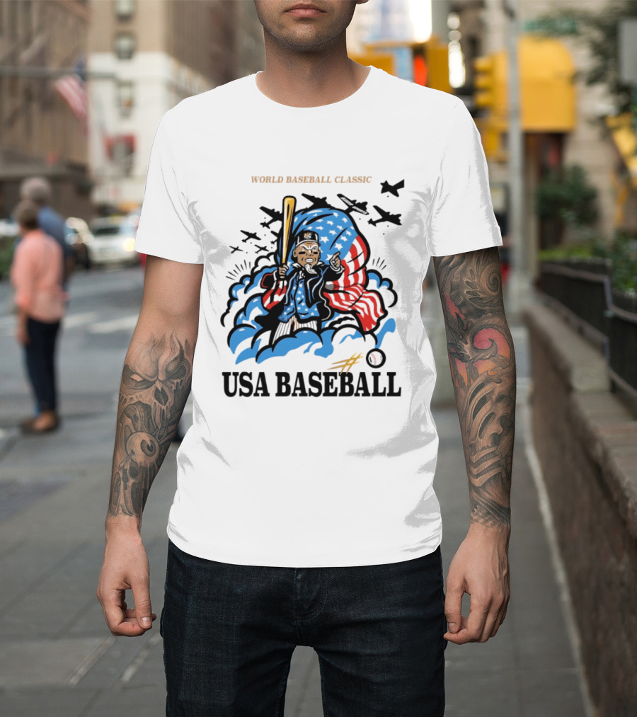 World Baseball Classic USA Baseball 2026 Aaron Judge T-Shirt