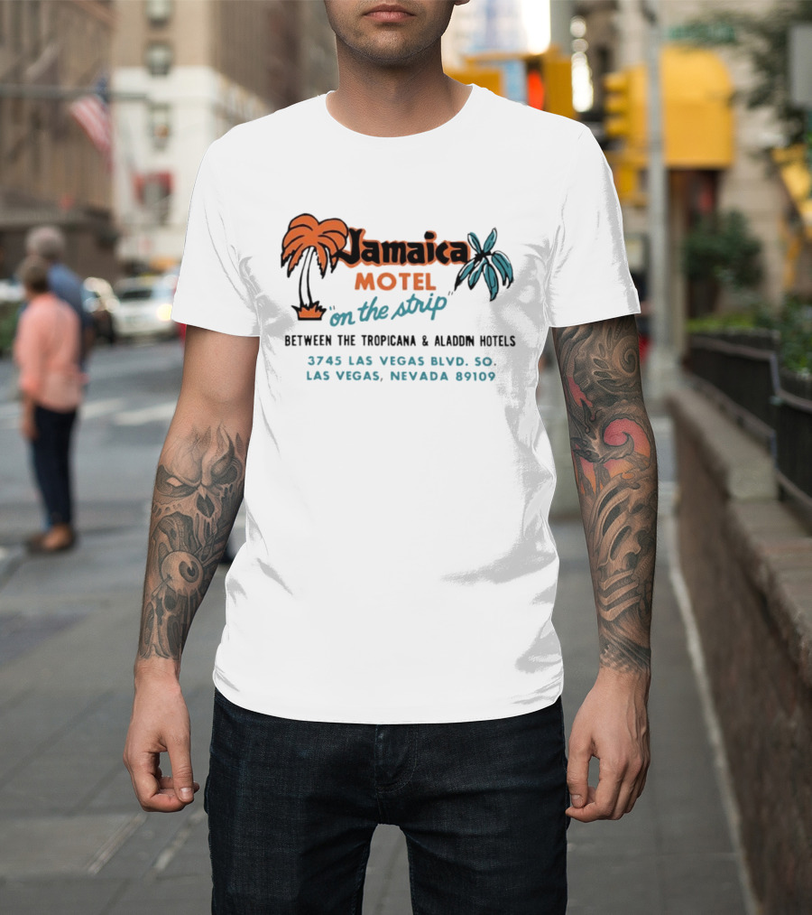 Jamaica Motel On The Strip Las Vegas Nevada Between Tropicana And Aladdin Hotels 3745 Las Vegas Blvd 89109 T-Shirt