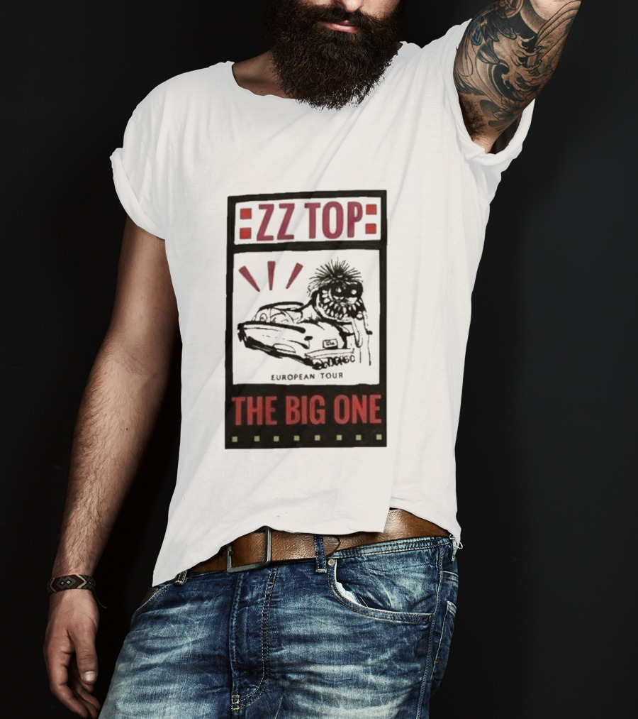 ZZ Top The Big One European Tour Poble Espanyol Barcelona Spain July 19 2026 T-Shirt