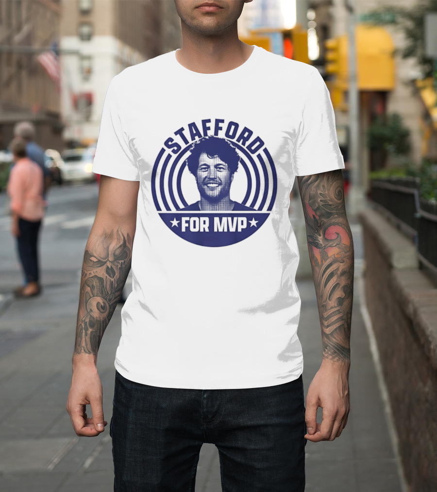 Matthew Stafford For MVP Los Angeles Rams Football Fan Gear T-Shirt