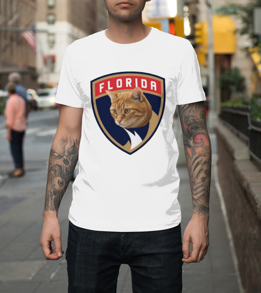 Florida Panthers Paul Maurice Cat T-Shirt