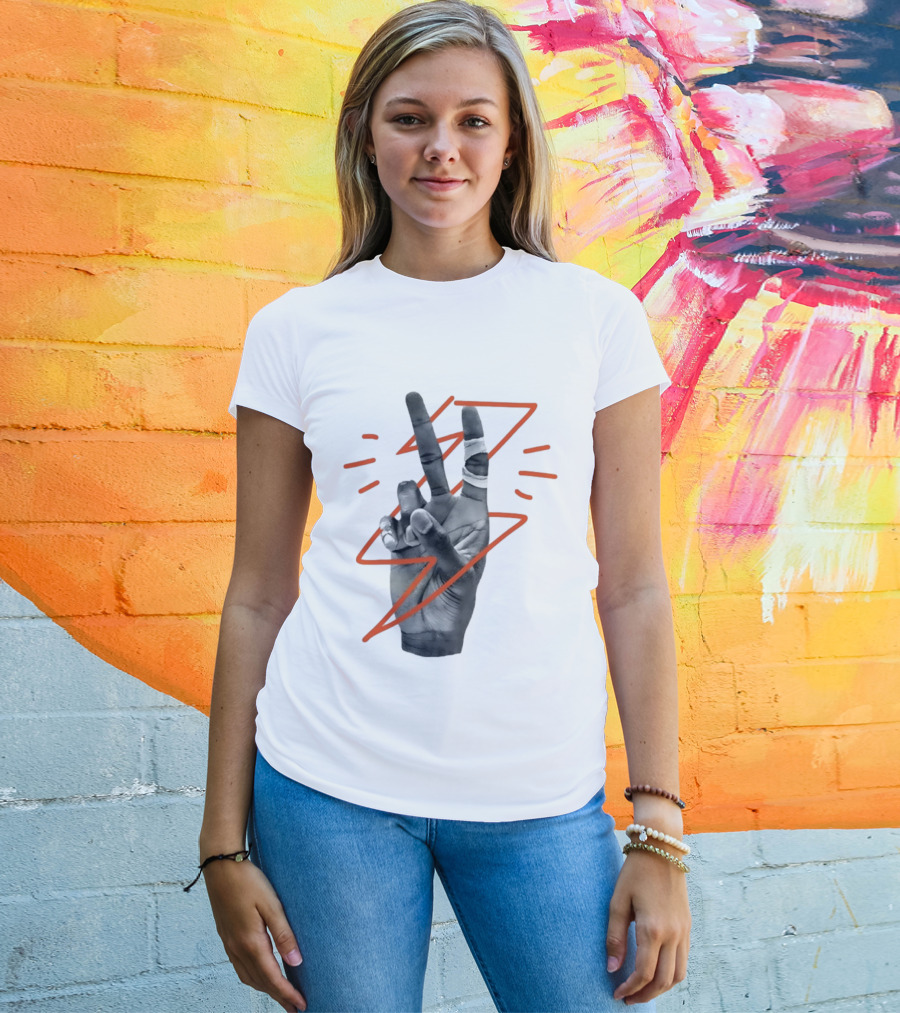 Shai Gilgeous Alexander SGA B2B 2025 26 Kia NBA MVP Hand Gesture T-Shirt