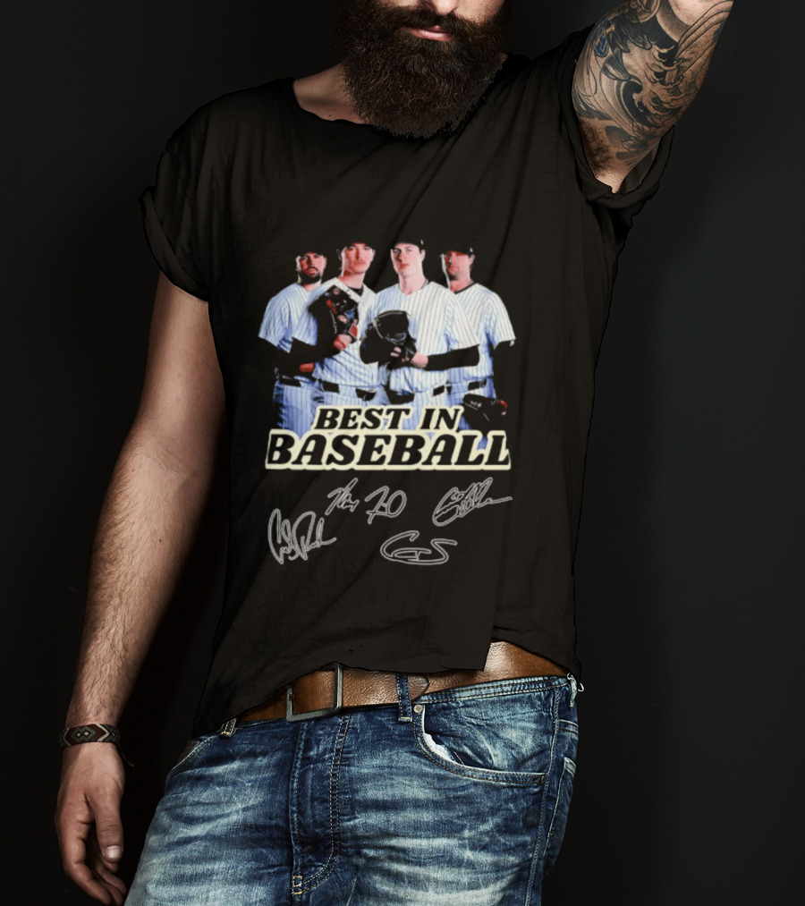 New York Yankees Best In Baseball MLB Team Champions T-Shirt