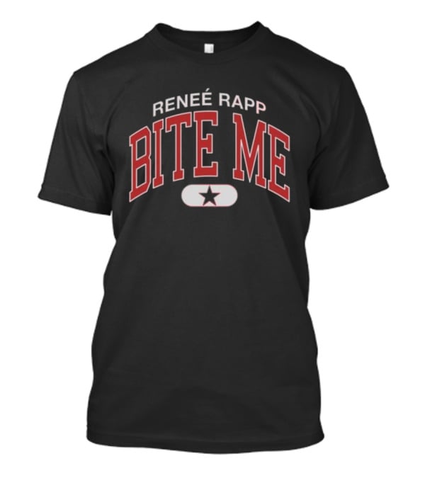 Renee Rapp Bite Me Black Star T-Shirt