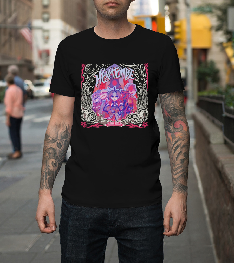 Hexatombe Paranormal Ordem Anime Characters Celestial T-Shirt