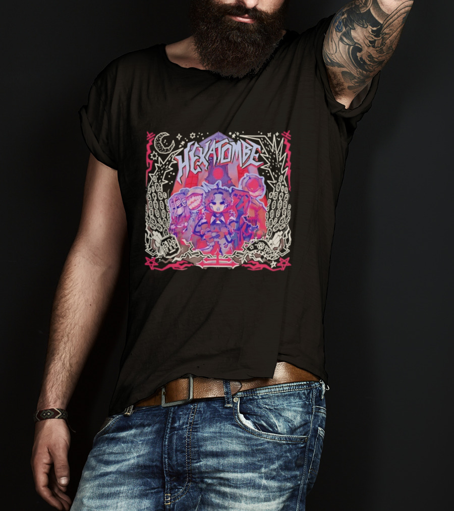 Hexatombe Paranormal Ordem Anime Characters Celestial T-Shirt
