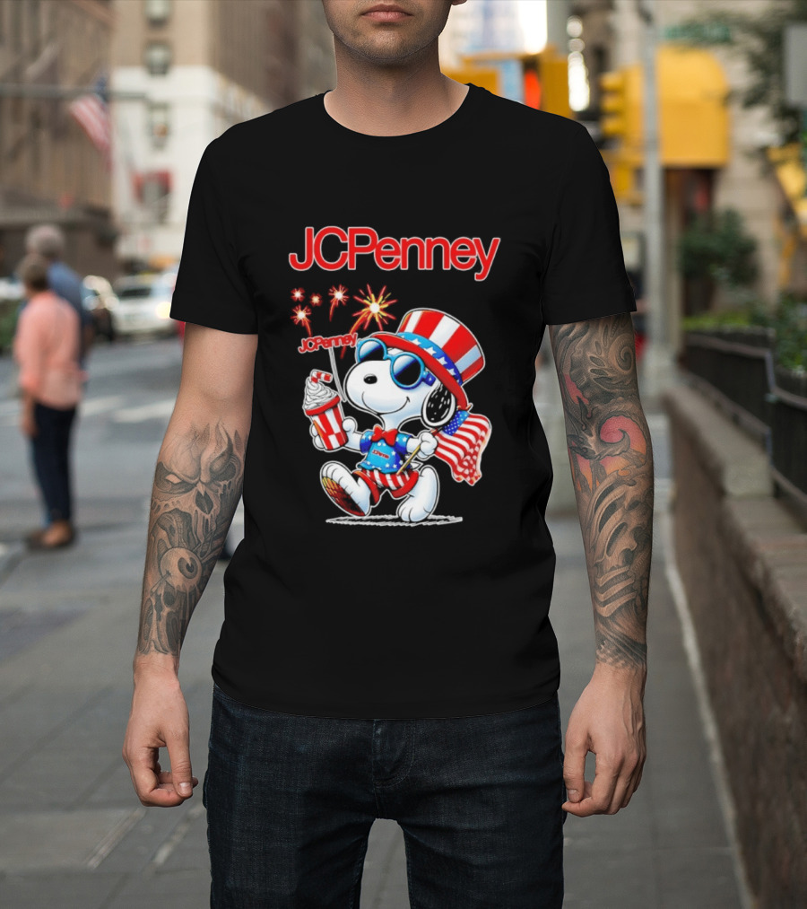 JCPenney Snoopy America 1776 2026 250th Anniversary Celebration T-Shirt