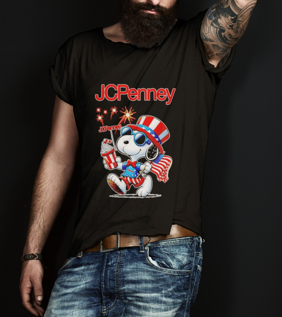 JCPenney Snoopy America 1776 2026 250th Anniversary Celebration T-Shirt