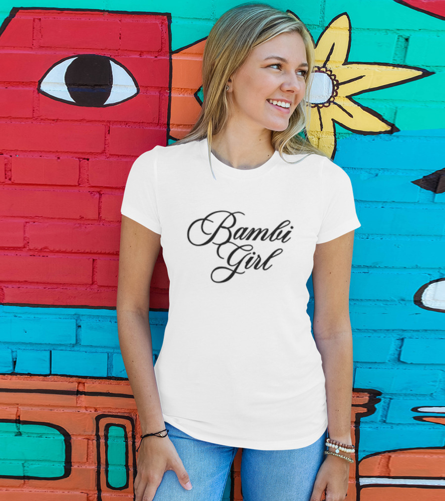 Bambi Girl Script T-Shirt