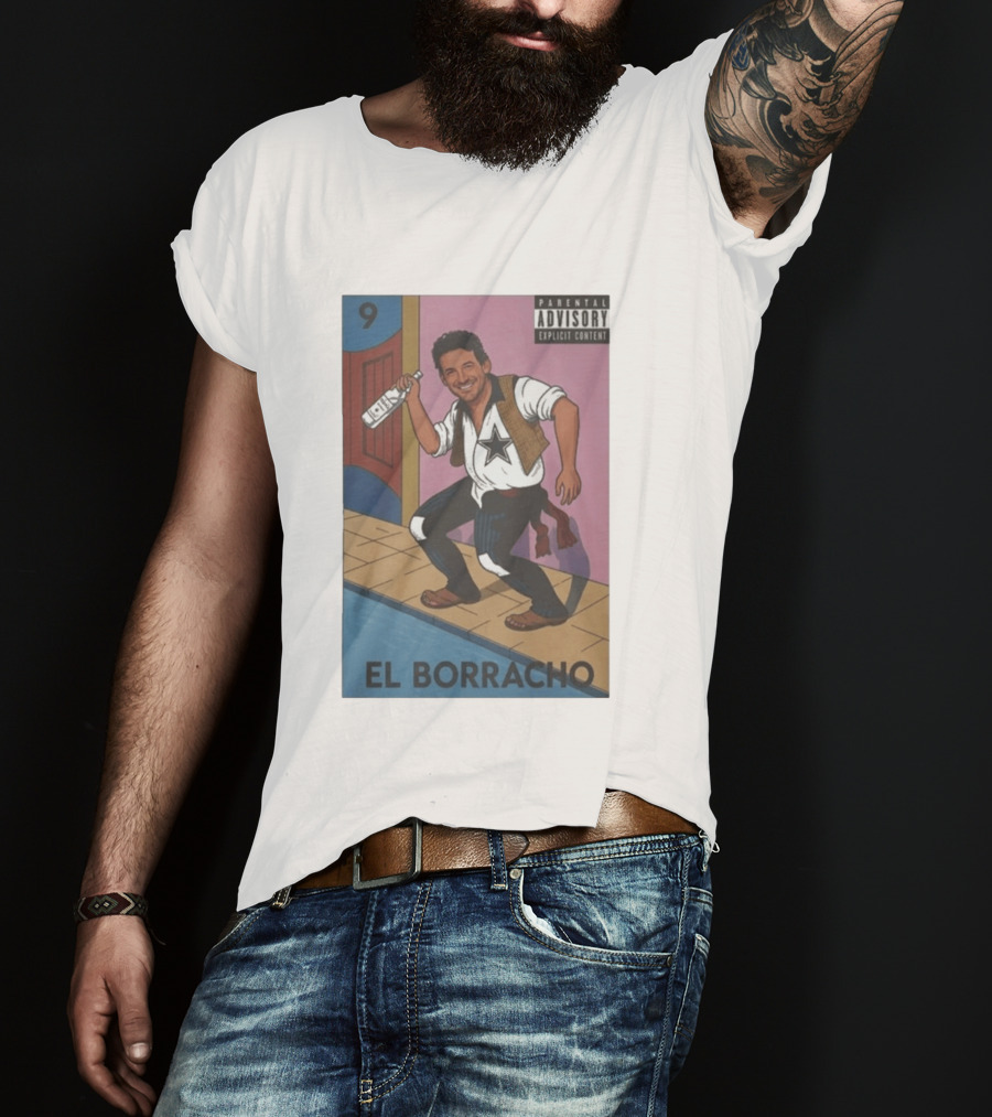 Tony Romo El Borracho Parental Explicit Content 9 Dallas Football Star T-Shirt