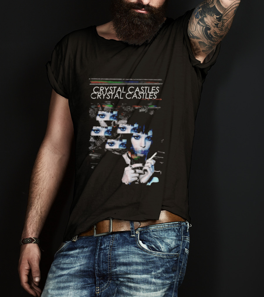 Crystal Castles Alice Glass Glitch T-Shirt