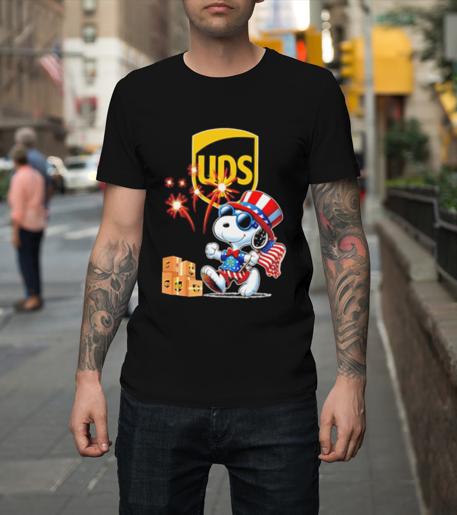 Snoopy UPS 250th Anniversary America 1776 2026 Celebration T-Shirt