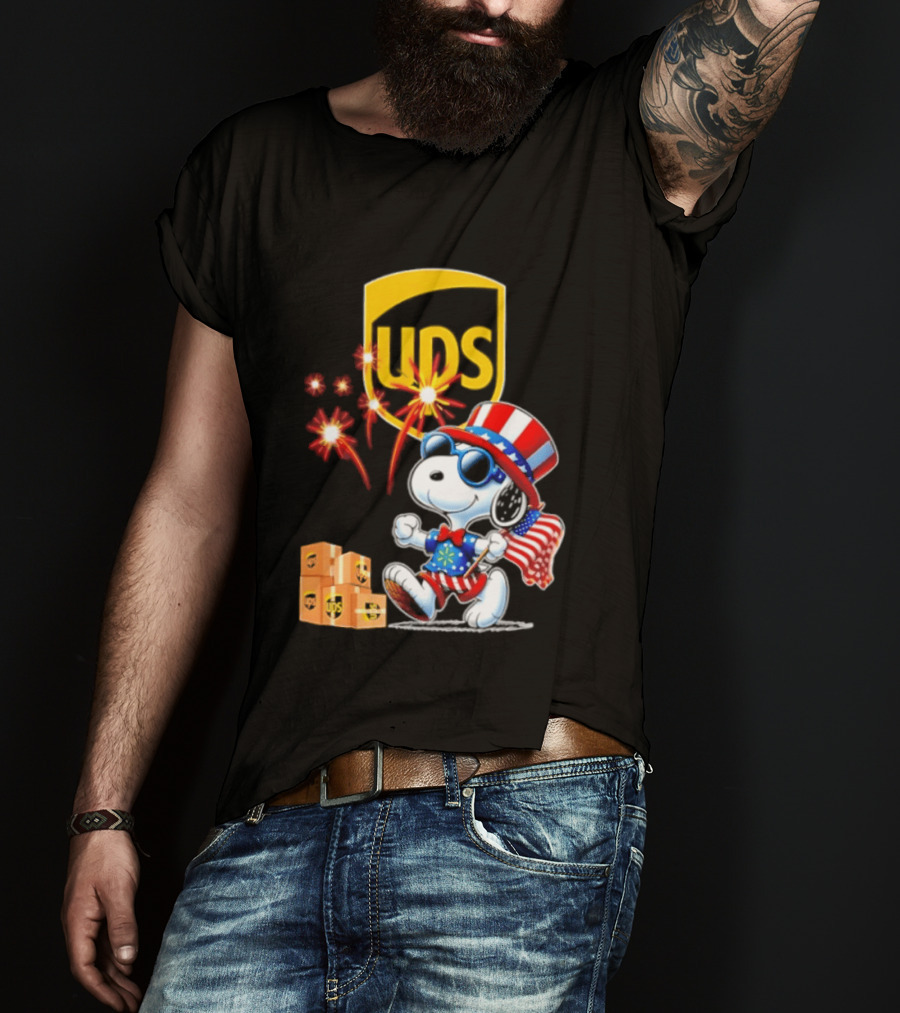 Snoopy UPS 250th Anniversary America 1776 2026 Celebration T-Shirt