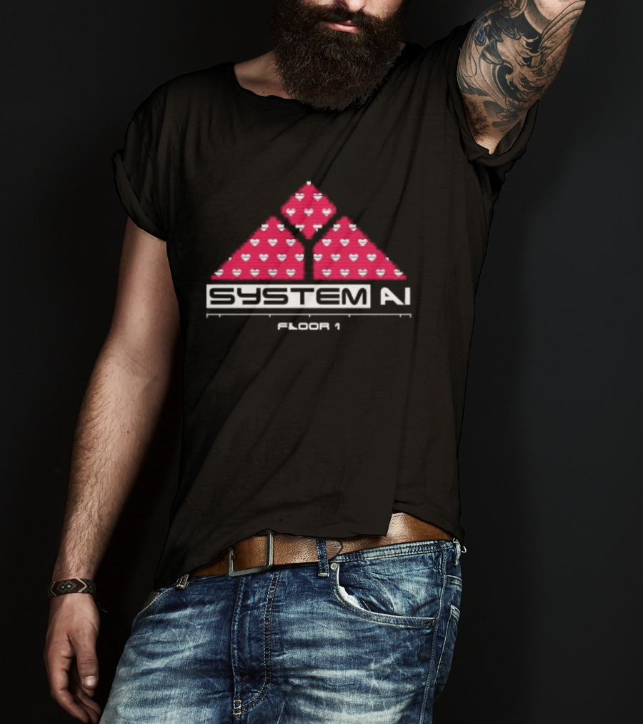 System AI Floor 1 Triangular Heart T-Shirt