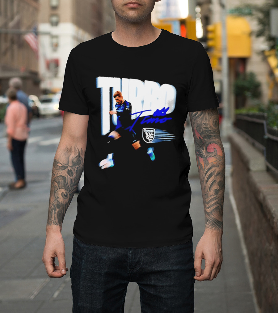 Turbo Timo San Jose Earthquakes Soccer Player Promotion T-Shirt