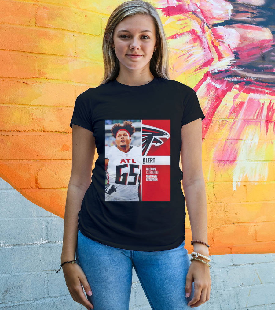Atlanta Alert Falcons Extending Matthew Bergeron 2026 Season T-Shirt