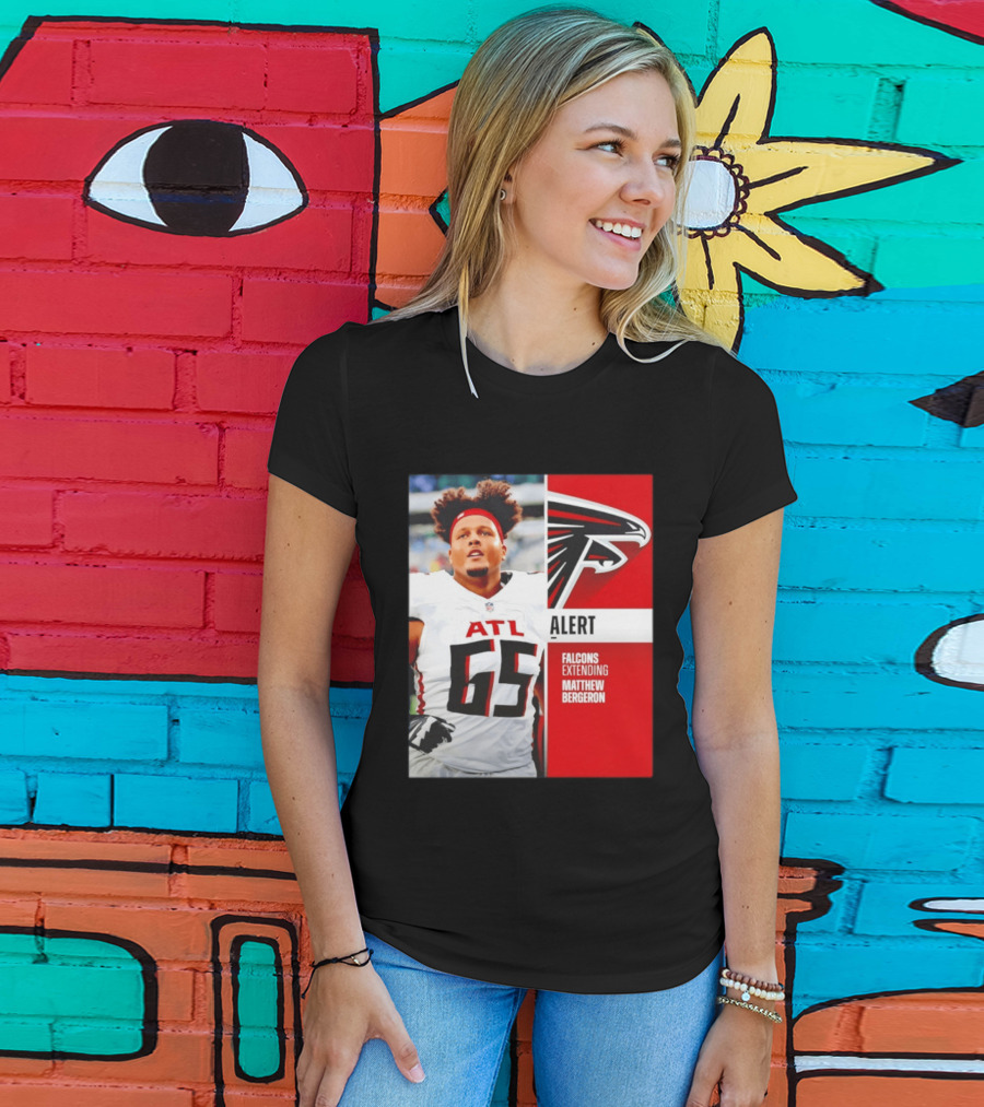 Atlanta Alert Falcons Extending Matthew Bergeron 2026 Season T-Shirt
