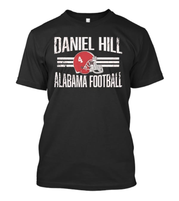 Daniel Hill Alabama Football Helmet Hero Crimson Tide T-Shirt