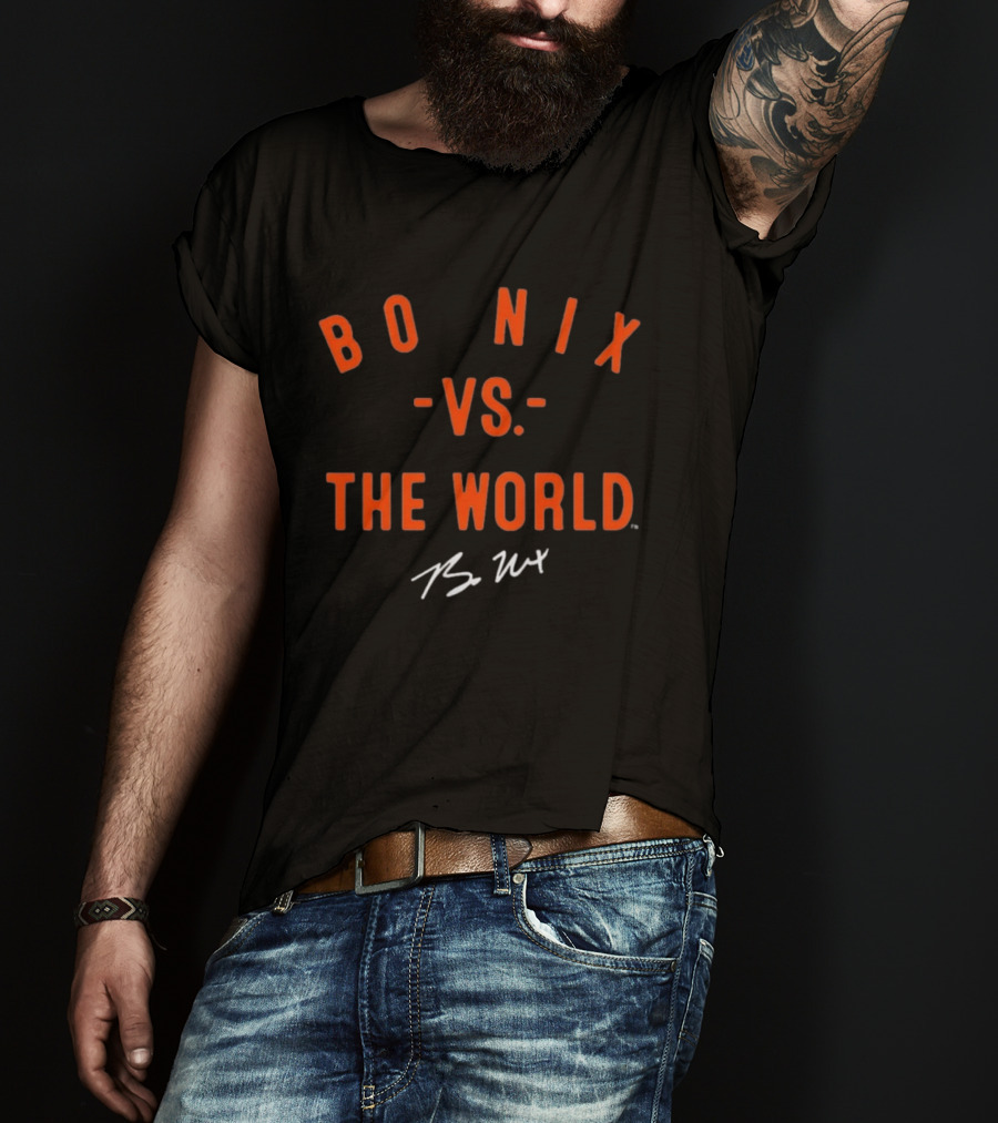 Bo Nix Vs The World Signature Collection T-Shirt