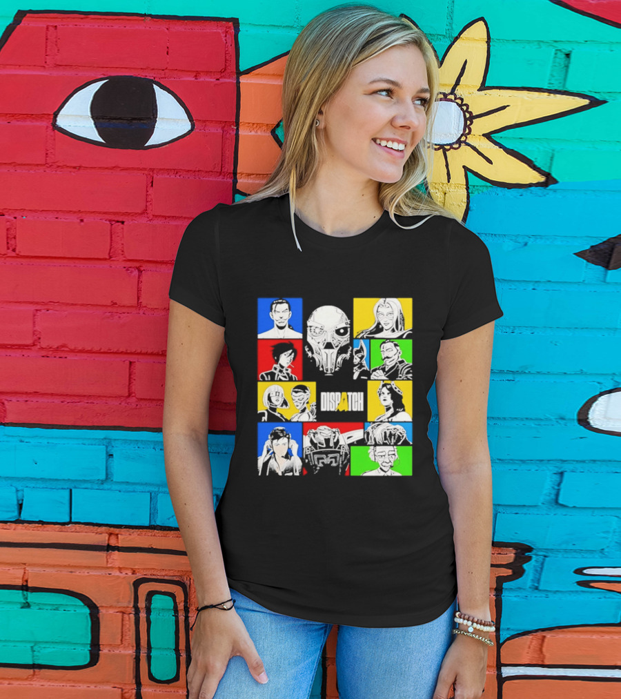 Blizzard Entertainment Over Hero Ensemble Characters T-Shirt