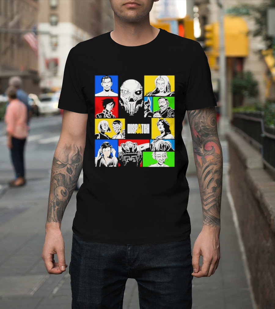 Blizzard Entertainment Over Hero Ensemble Characters T-Shirt