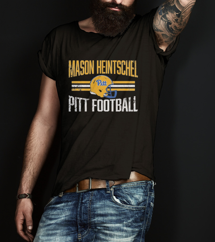 Mason Heintschel Pitt Football Panthers NCAA Helmet T-Shirt