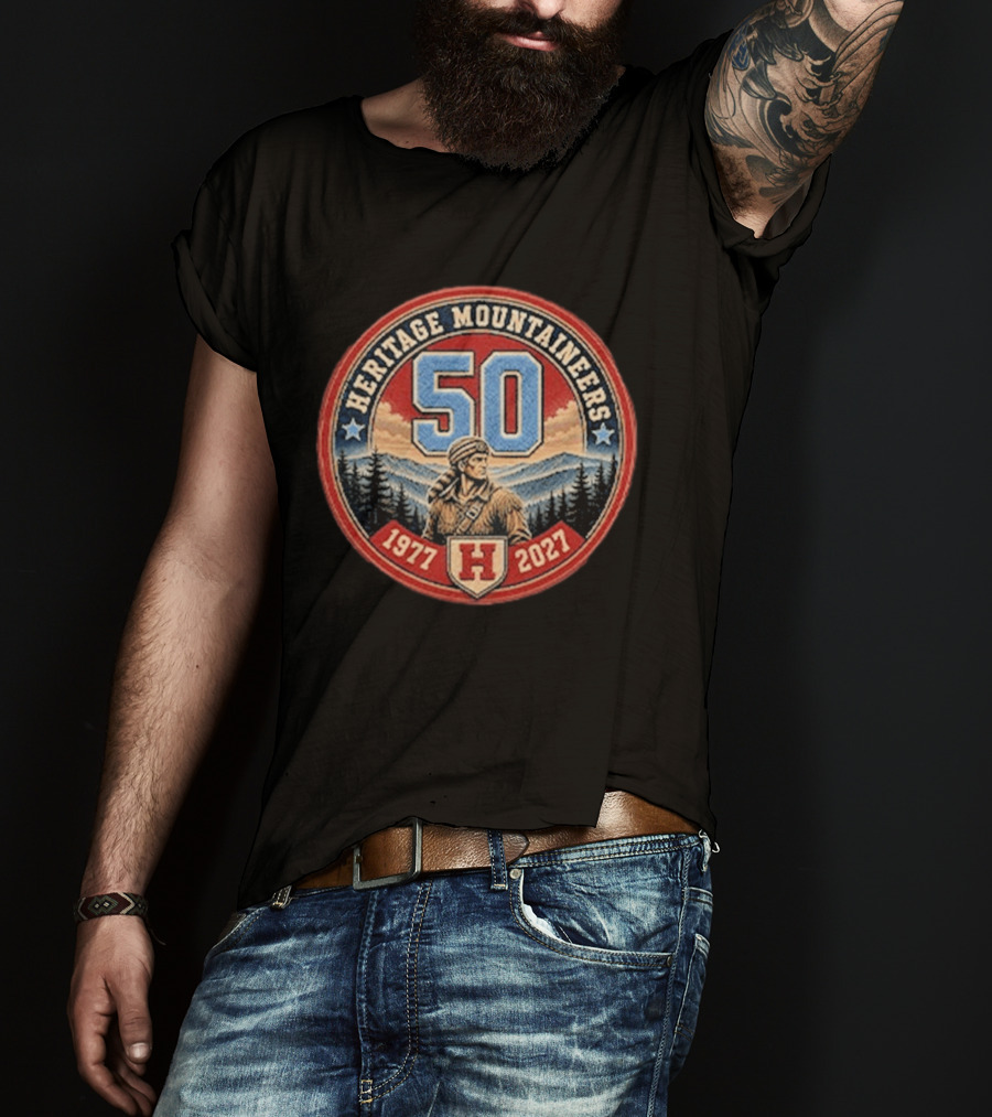 Heritage Mountaineers 50 1977 2027 Anniversary T-Shirt