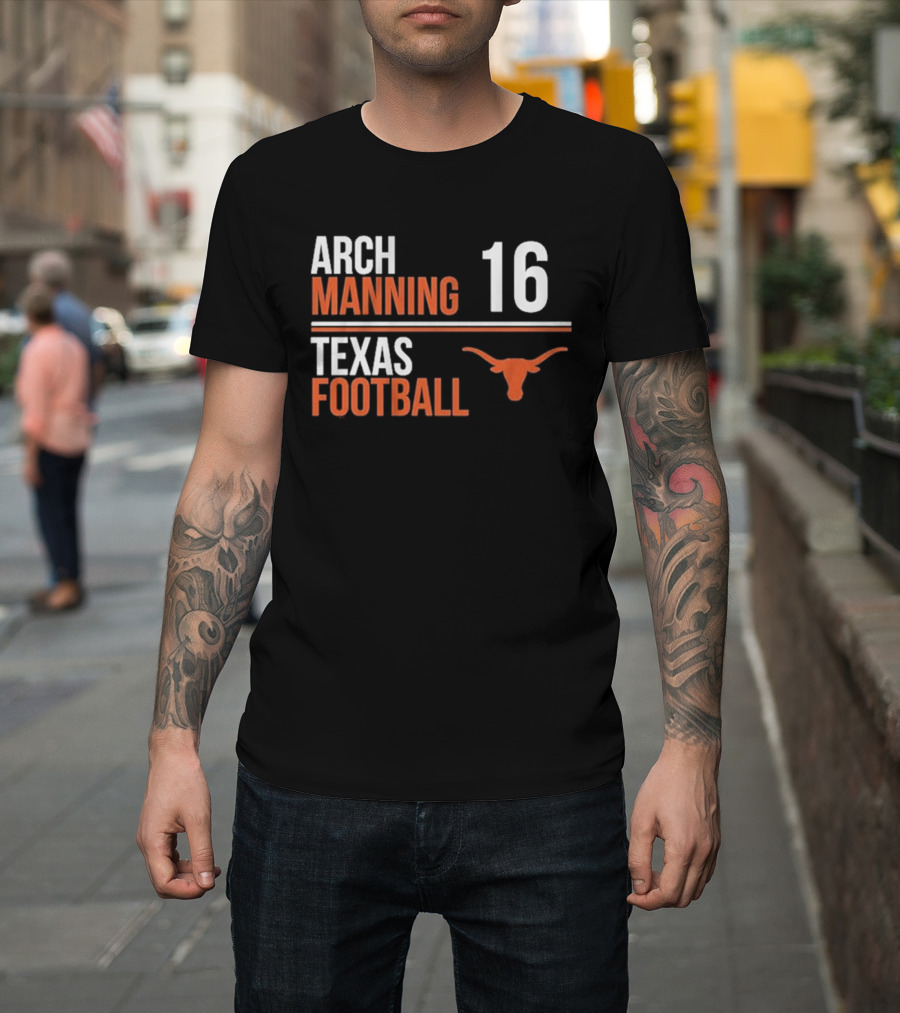Arch Manning 16 Texas Longhorns Football T-Shirt