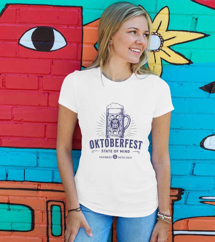Oktoberfest State Of Mind Hofbräu München Beer T-Shirt
