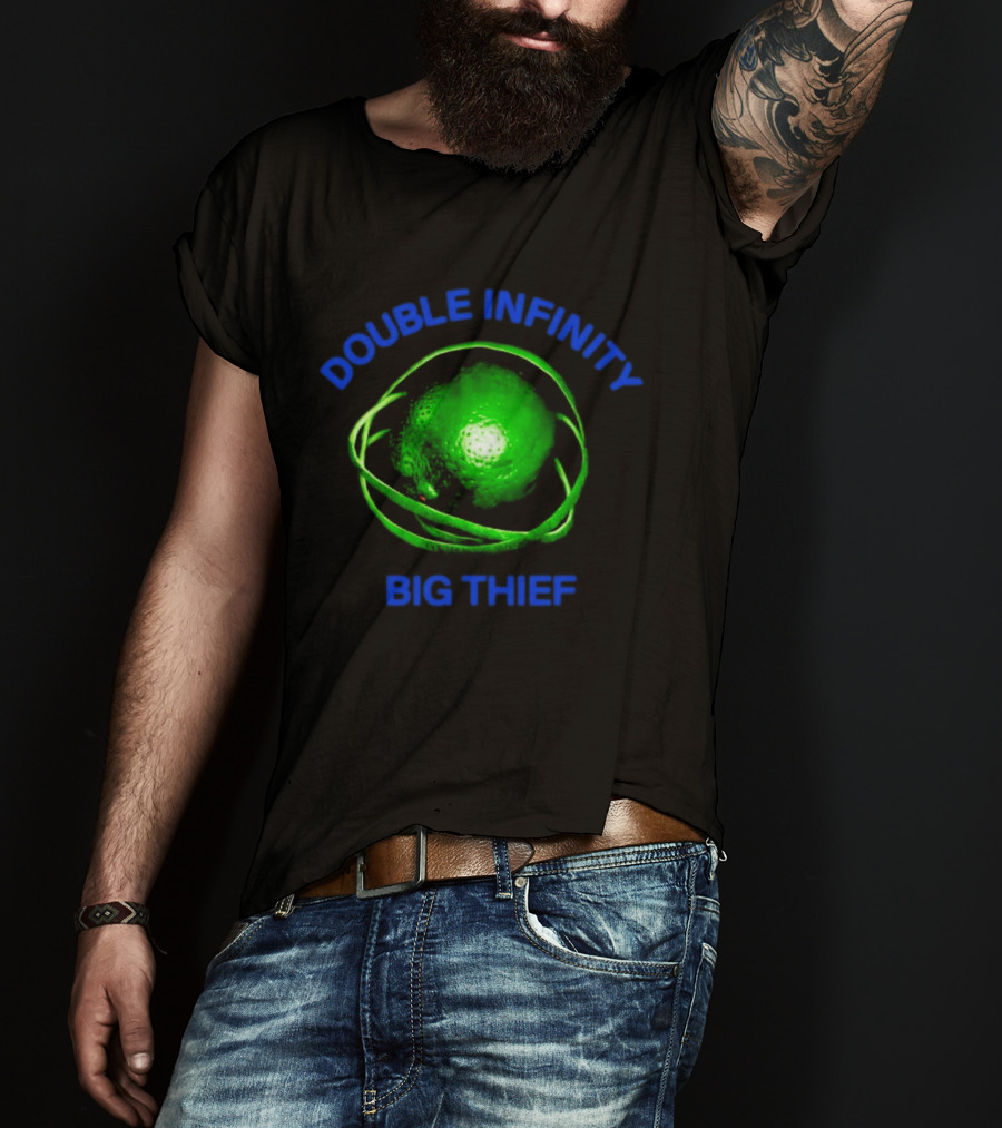 Double Infinity Big Thief Green Planet Sphere T-Shirt